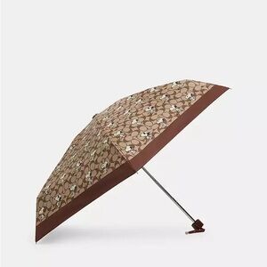 COACH Peanuts Umbrella Brown NEW